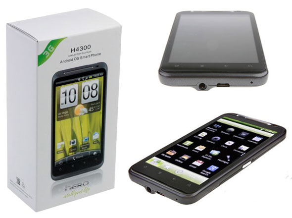 Упаковка телефона Hero H4300 MTK6573